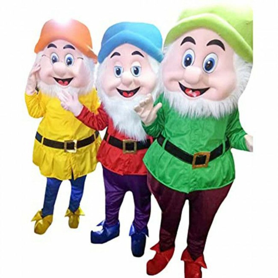 Mascots Seven Dwarves Snow White Giant Mascot Costume ~ Onlysexclusive 